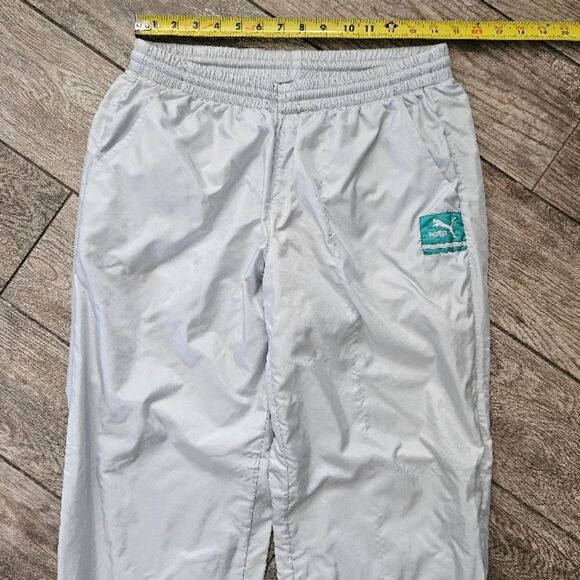 Puma Light Gray Track Pants Size M 34 - Picture 5 of 15